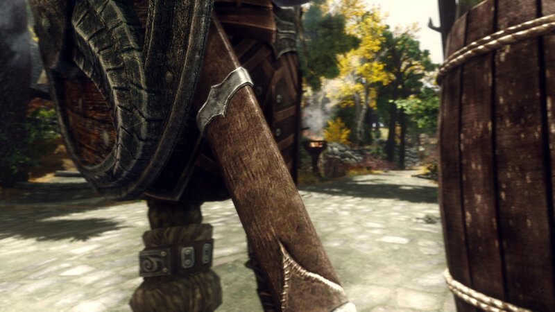 Character's Leg and Shield