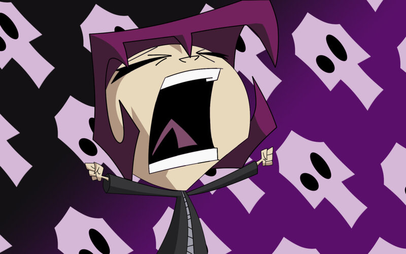 character screaming in anger