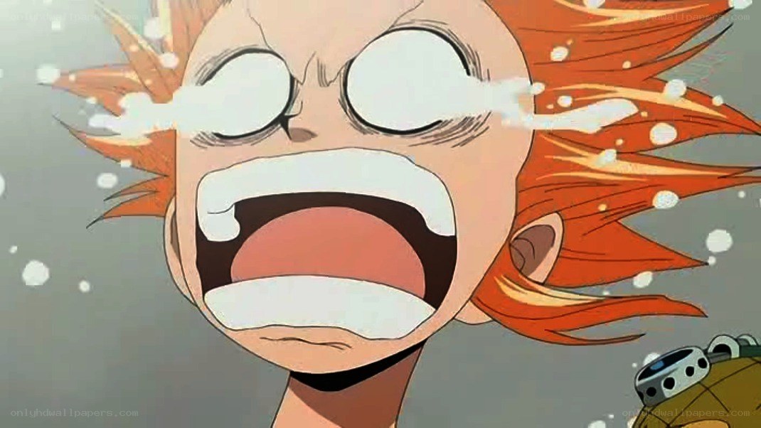 character screaming in distress
