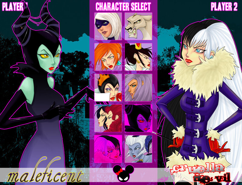 Character Selection Screen — Purple