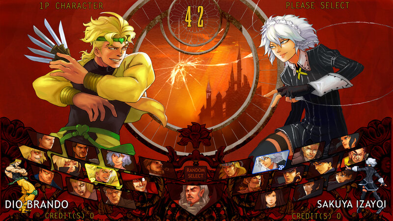 Character Selection Screen — Red