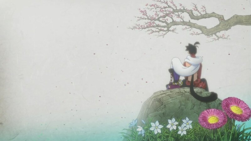 Character Sitting on Rock