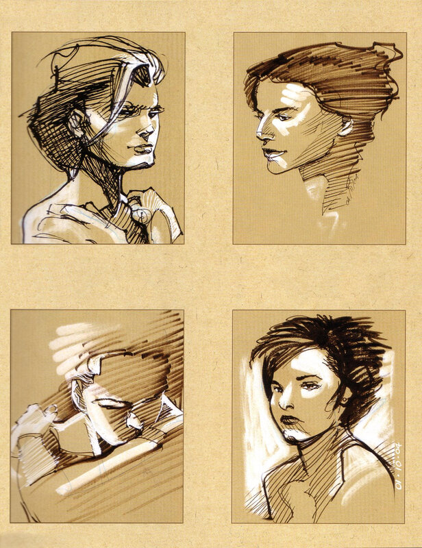 Character sketch studies