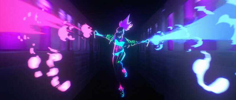 Character Spraying Graffiti