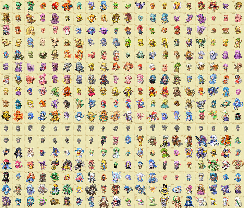 Character sprite collection