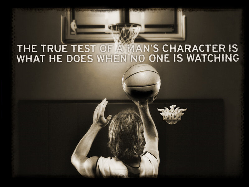 character test quote basketball