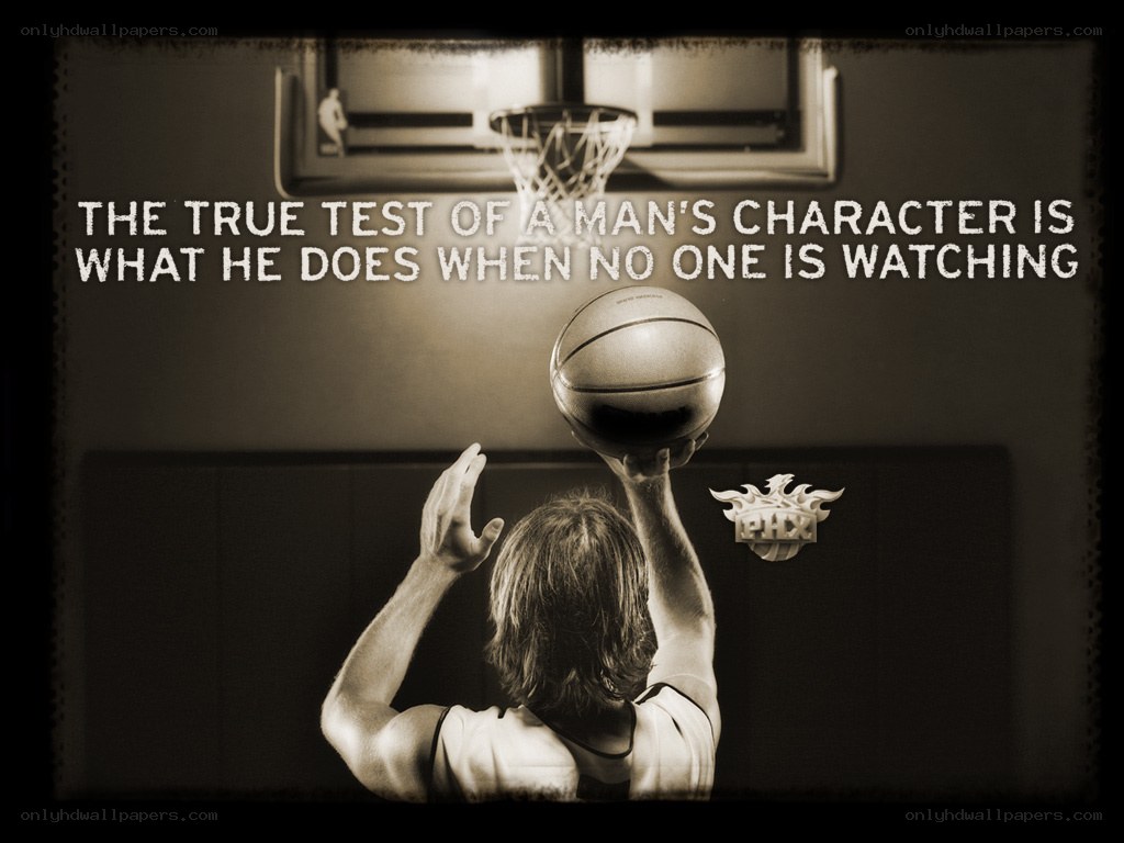 character test quote basketball