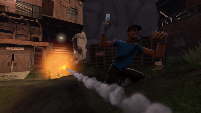 Character Throwing Grenade