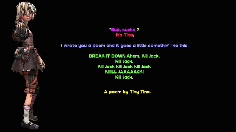 Character with a Poem