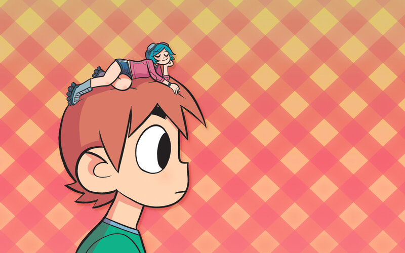 character with another on head