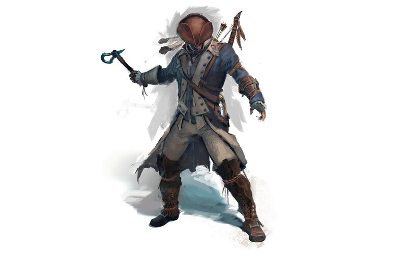 Character with Axe and Arrows