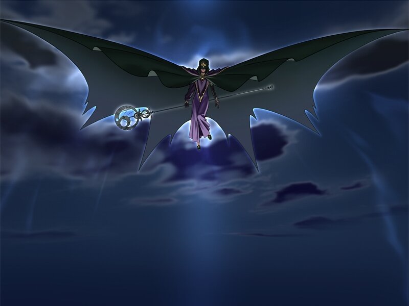 Character with Bat Wings