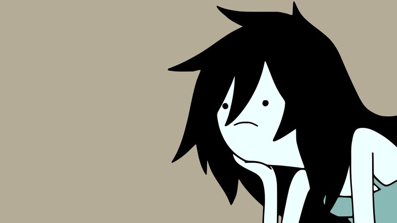 Character with Black Hair — Melancholic