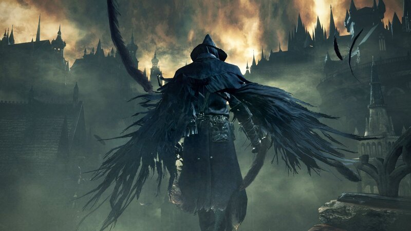 Character with Black Wings — Dark, Dramatic