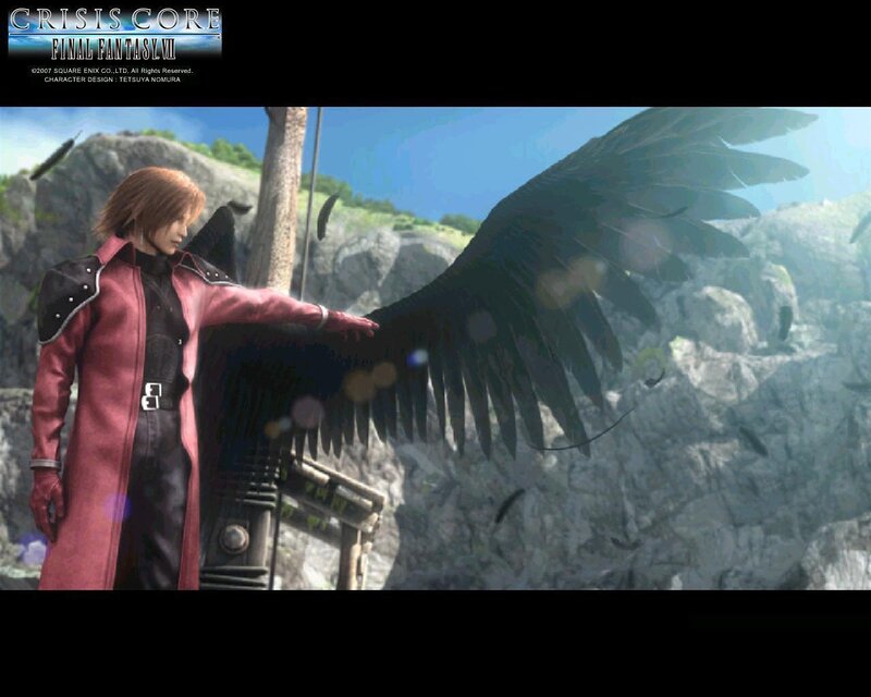 Character with Black Wings — Red