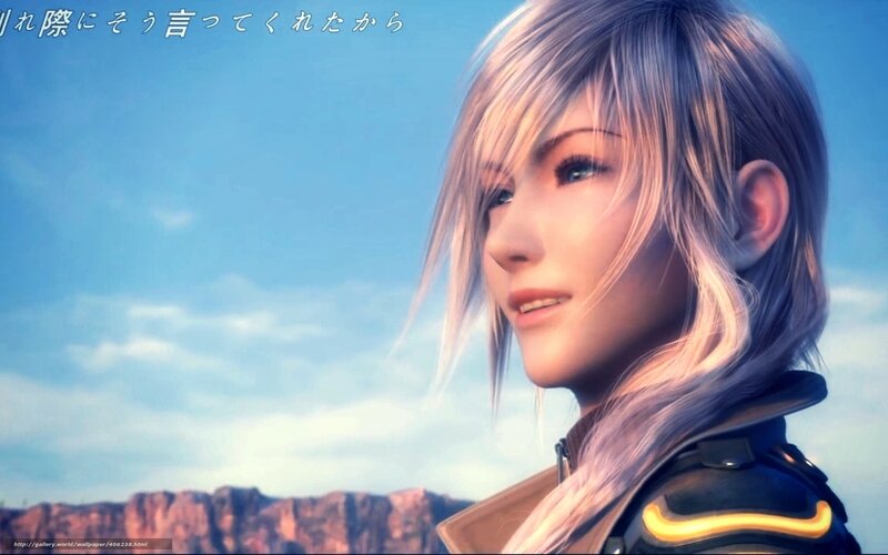 Character with Blonde Hair — Blue