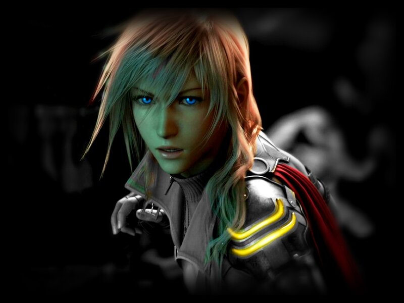 Character with Blue Eyes — Black