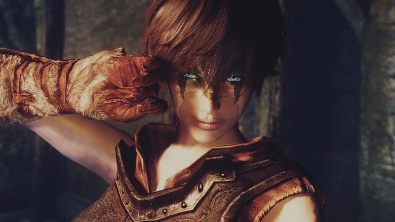 Character with Blue Eyes — Brown, Dramatic