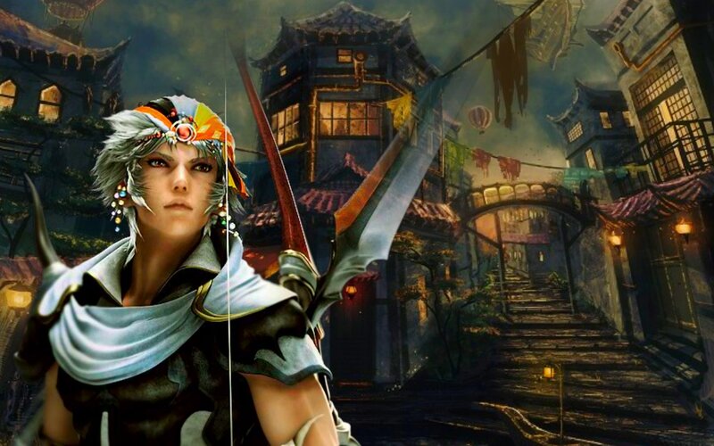 Character with Bow and Arrow — Gray