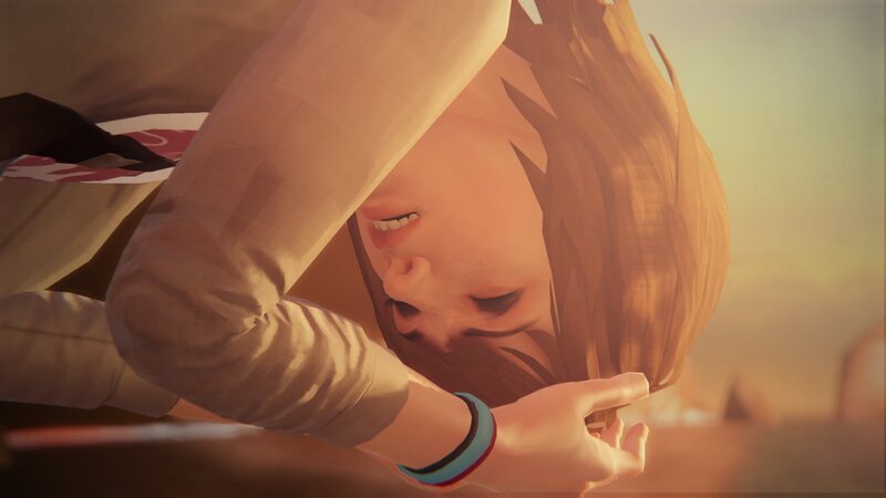 Character with Brown Hair — Dramatic, Sunset