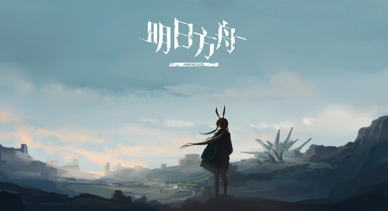 Character with Bunny Ears — Blue