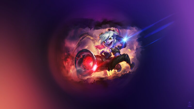 Character with Cannon — Purple