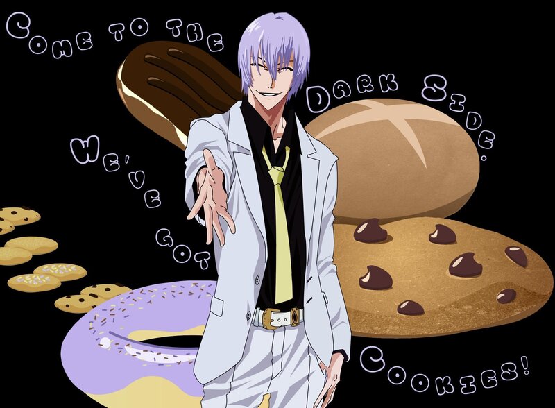 character with cookies