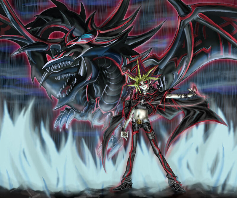 Character with Dragon — Black