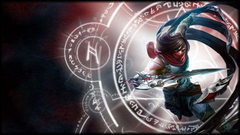 Character with Dual Blades — Black