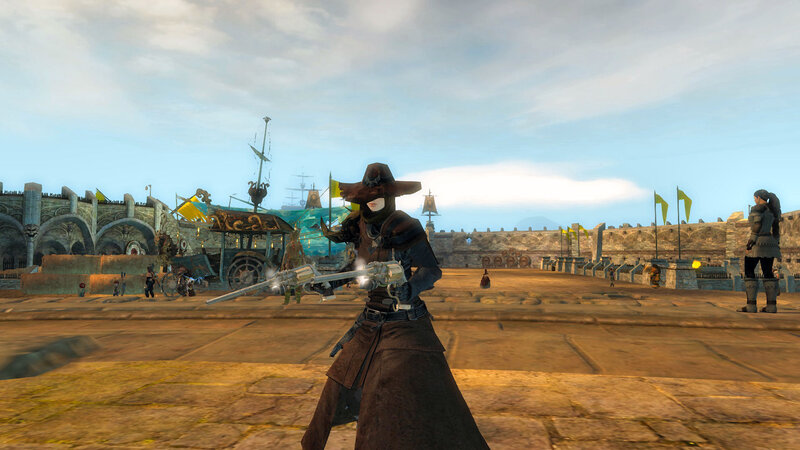 Character with Dual Guns