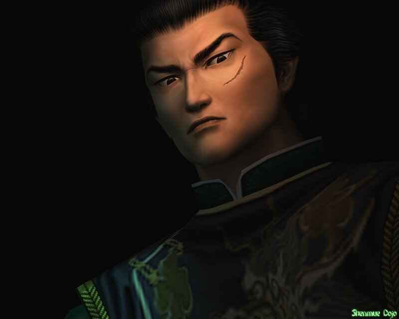 character with facial scar