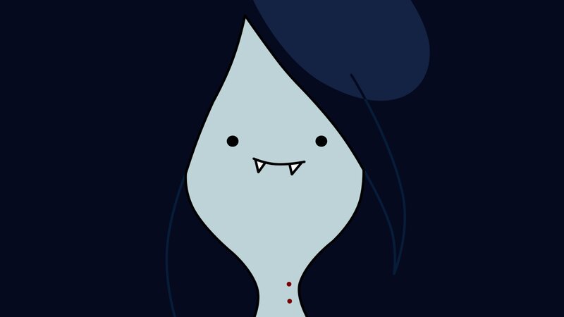 Character with Fangs — Blue