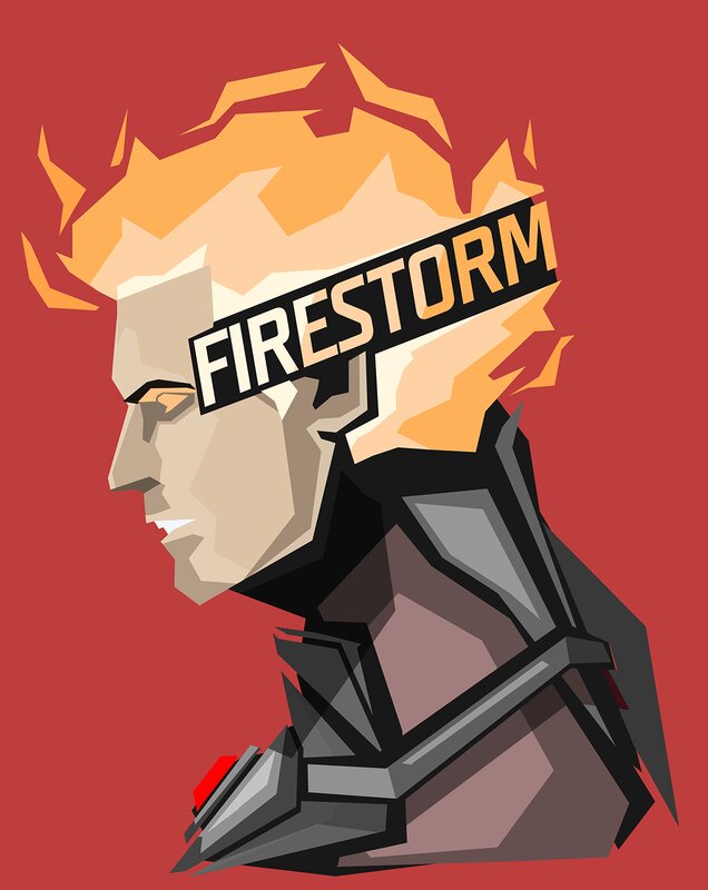 Character with Fiery Hair