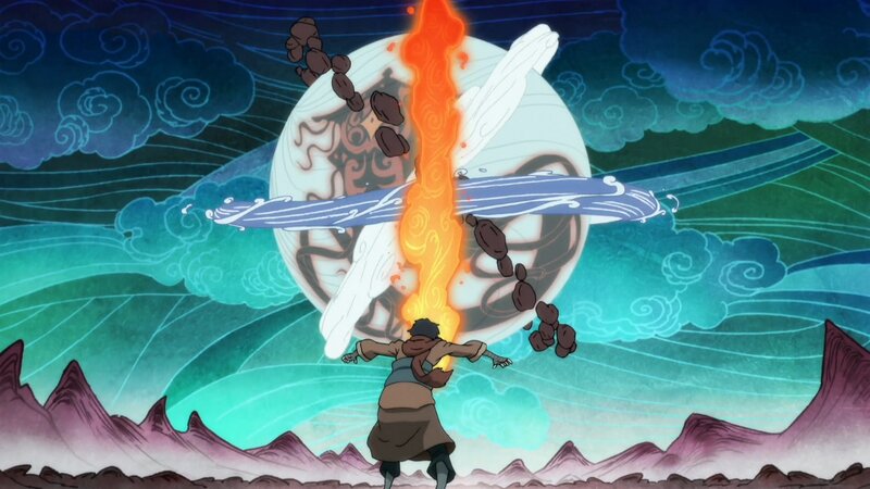 Character with Fire Blast