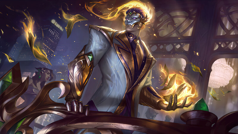 Character with Fire Magic