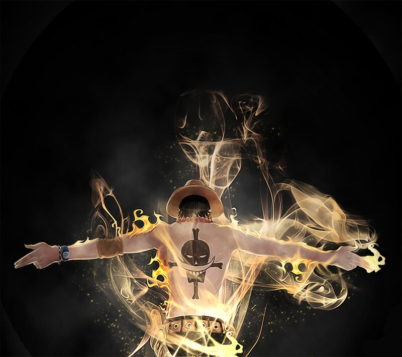 Character with Flames
