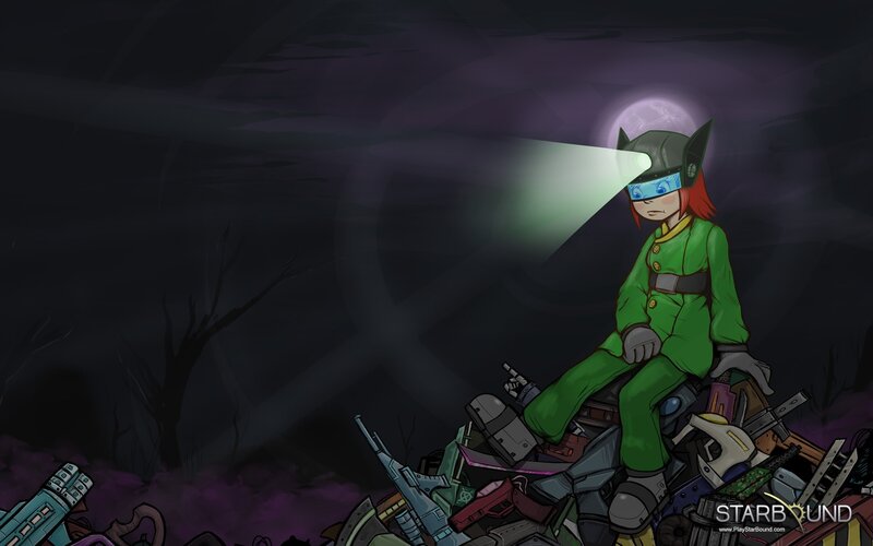 Character with Flashlight