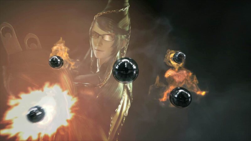 Character with Floating Orbs