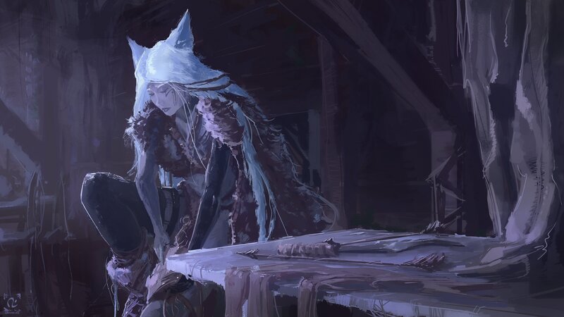 Character with Fox Ears