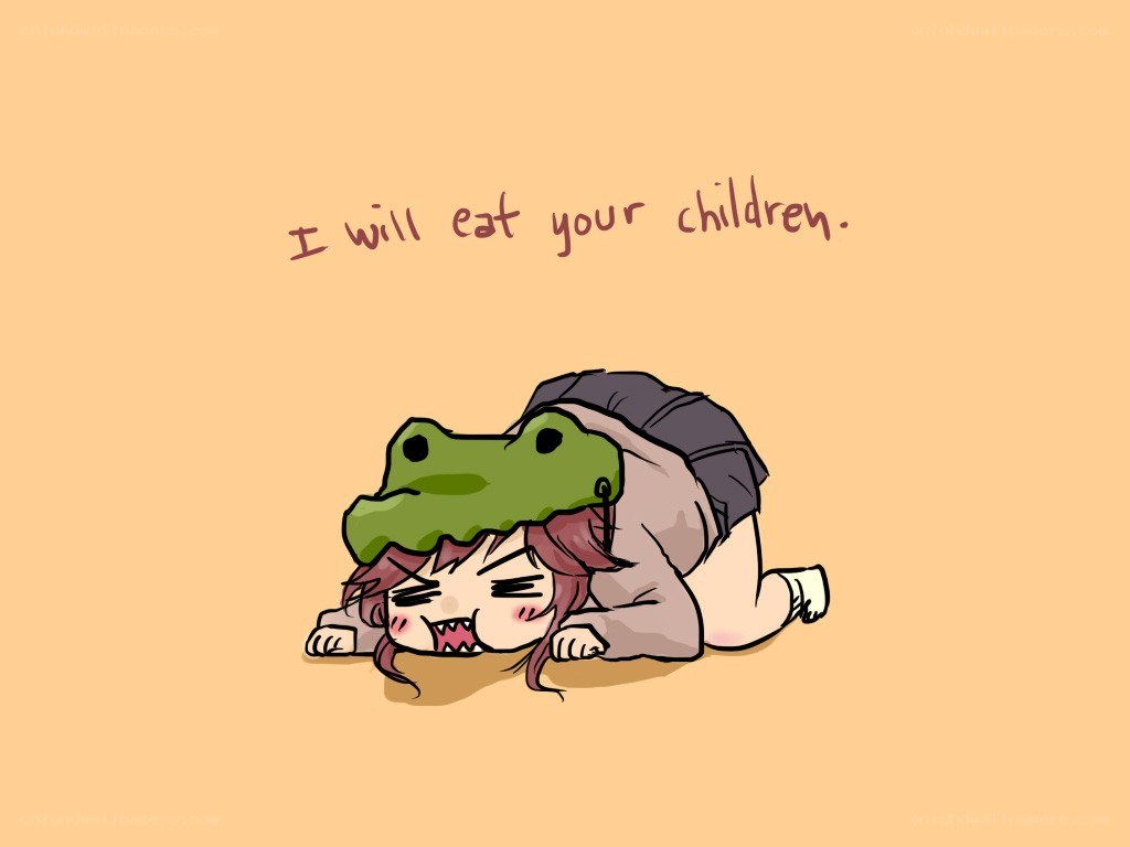 character with frog hat