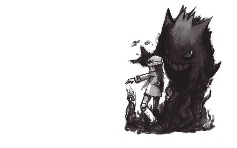 Character with Ghost Pokémon