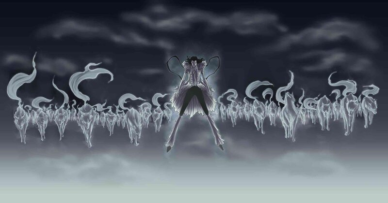 Character with Ghostly Horses
