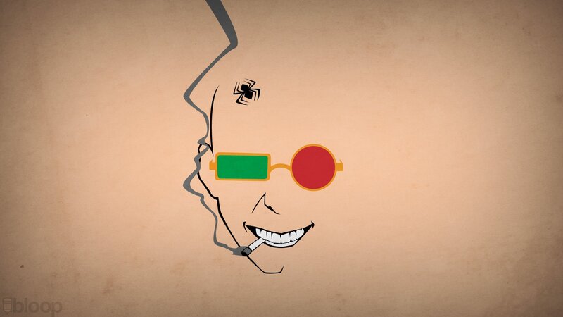Character with Glasses and Cigarette