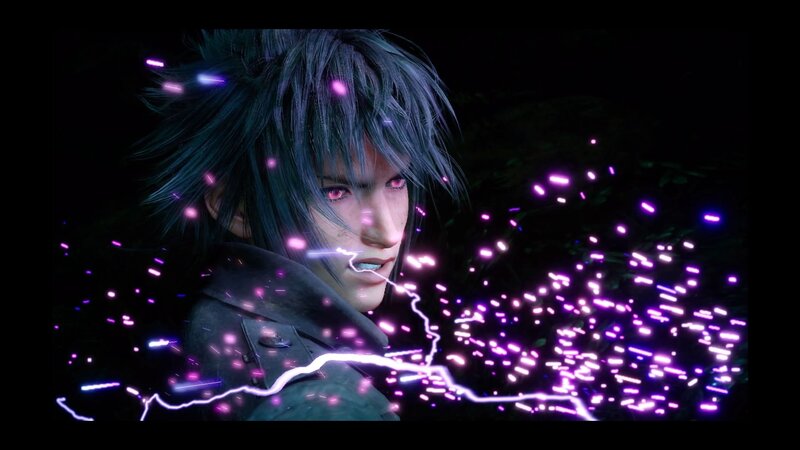 Character with Glowing Energy — Purple