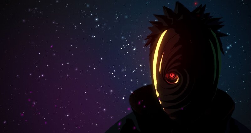 Character with Glowing Eye — Black, Dramatic