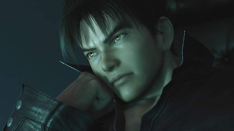 character with glowing eyes