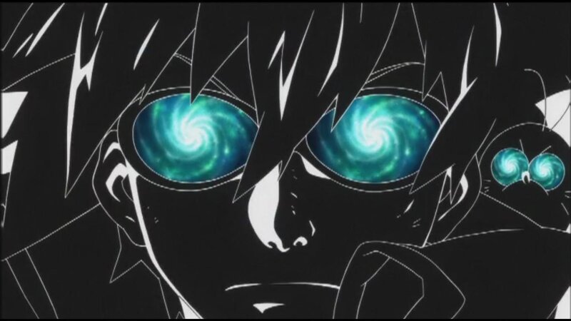 Character with Glowing Eyes — Black, Dramatic