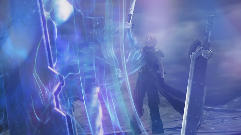 Character with Glowing Sword — Blue, Dramatic, 3d Render