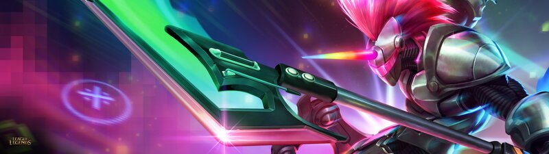 Character with Glowing Weapon — Purple