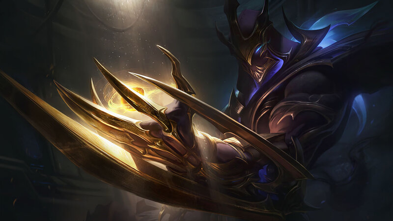 Character with Golden Blades